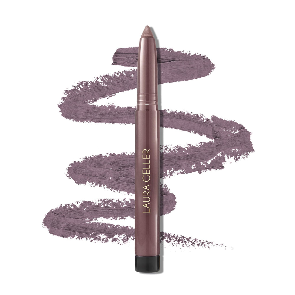 LAURA GELLER frontal del lápiz mostrando color Smoky Plum y acabado intenso