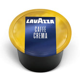 Lavazza Blue front packaging showing value pack, highlights freshness and convenience
