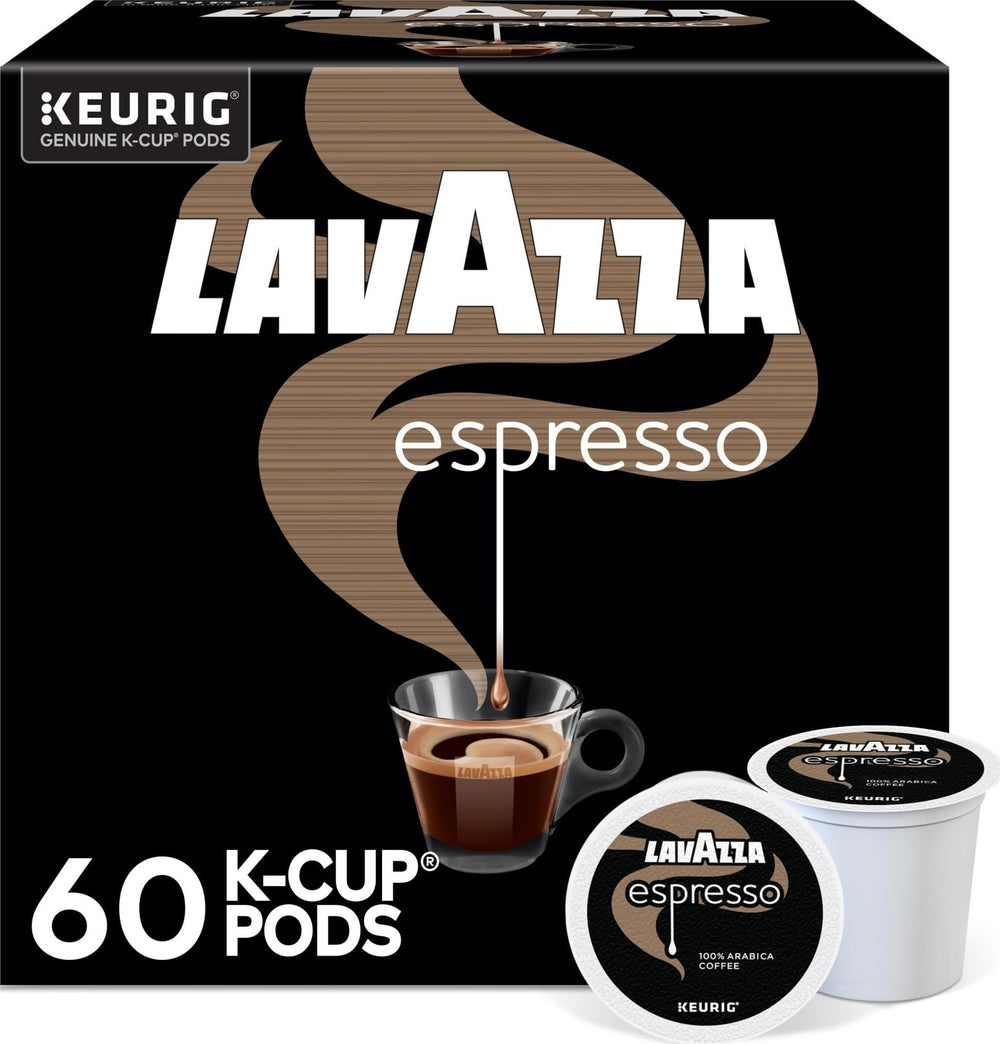 Lavazza caja frontal mostrando 60 cápsulas, marca visible y fácil almacenamiento