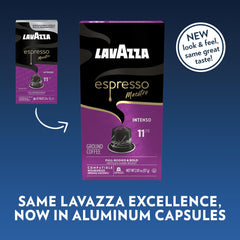Lavazza detalle de cápsula aluminio que preserva frescura y aroma