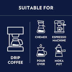Lavazza Dek Filtro granos enteros en primer plano, resaltando frescura y calidad para moler