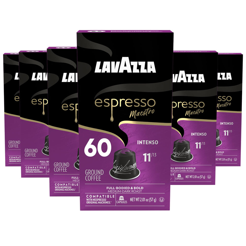 Lavazza cápsula frontal mostrando diseño y conservación del aroma