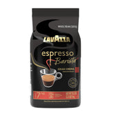 Lavazza paquete frontal Gran Crema mostrando diseño y peso, transmite calidad