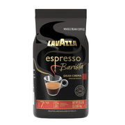 Lavazza paquete frontal Gran Crema mostrando diseño y peso, transmite calidad