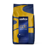 Lavazza front packaging showing Gold Selection and benefit of balanced roast