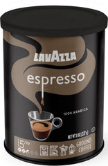 Lavazza lata frente mostrando diseño y conservación del aroma
