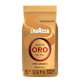 Lavazza Qualità Oro front package showing branding and 2.2 lb size for confidence