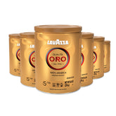 Lavazza Qualità Oro front tin showing packaging and balanced aroma