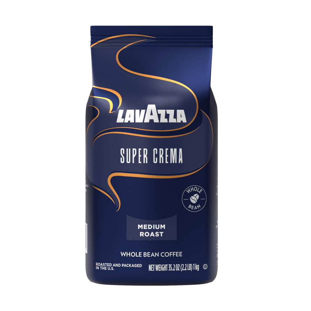Lavazza bolsa frontal mostrando marca y tamaño 2.2 lb, ideal para espresso