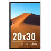 LaVie Home 20x30 front view showing slim black frame and poster clarity