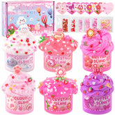 LAWOHO frente del pack rosa muestra seis frascos listos para regalo y juego