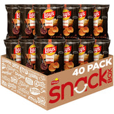 Lay's empaque frontal sabor Barbecue mostrando diseño y porciones prácticas