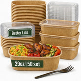 Leafiew front packaging showing 50-pack and clear lids for easy identification