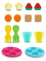 LeapFrog colorful food shapes close-up showing distinct colors and shapes