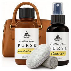 Leather Hero frontal del kit completo para bolsos, limpieza profesional