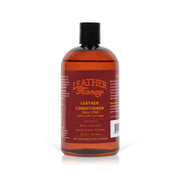 Leather Honey frasco delantero mostrando diseño y calidad