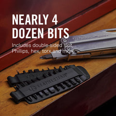 Leatherman dos fundas cerradas que organizan las 21 puntas dobles