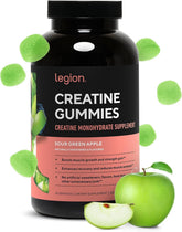 LEGION front packaging showing supplement jar and clean benefits