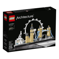 LEGO Architecture maqueta colocada sobre una mesa, aporta decoración elegante