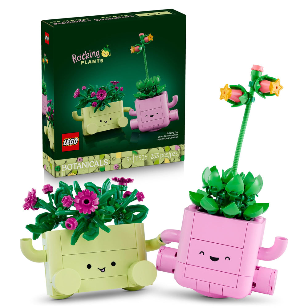 LEGO planta en caja frontal mostrando set 11506 y beneficio decorativo