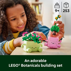 LEGO Lumi delosperma primer plano de capullos morados, detalle vibrante