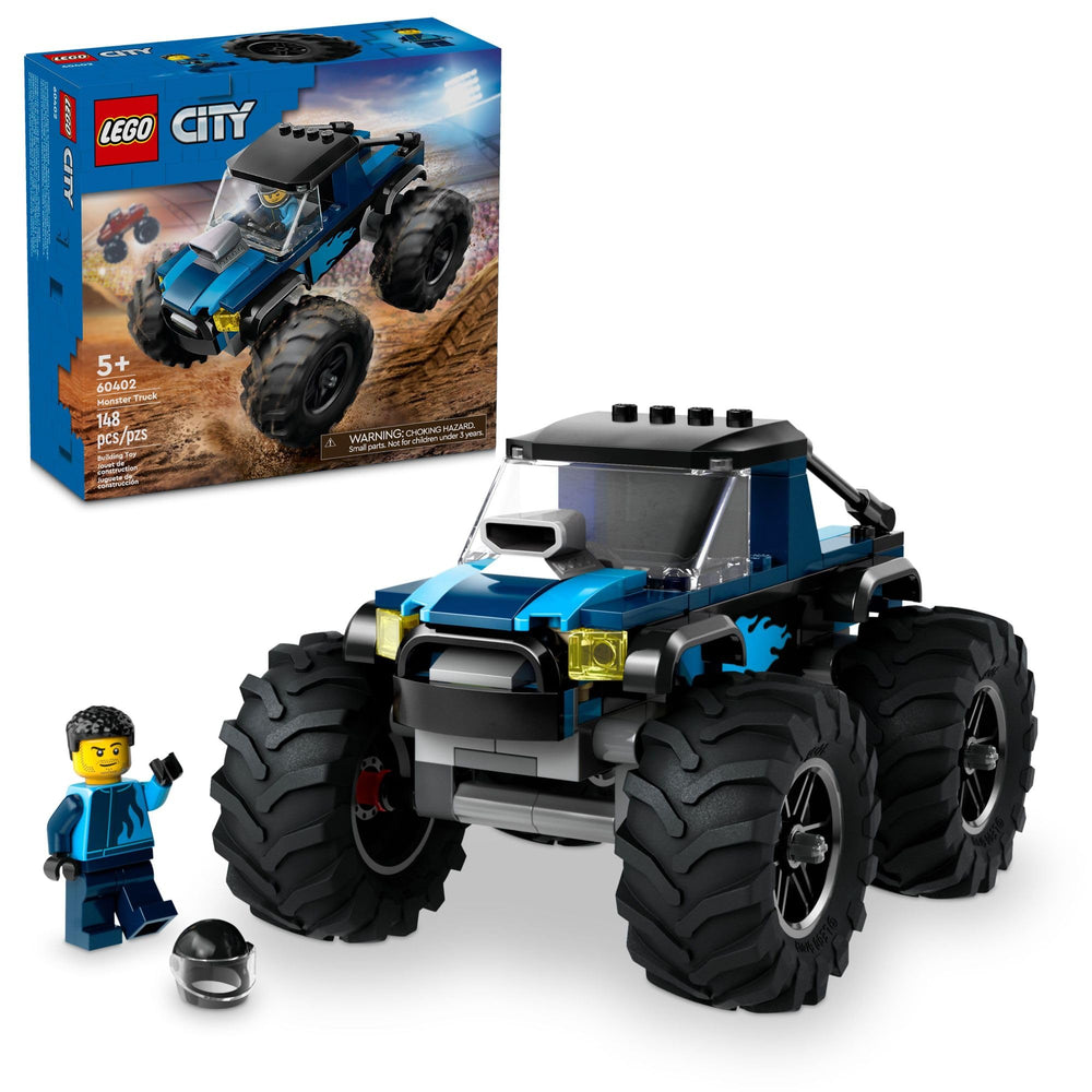 LEGO Monster Truck vista frontal mostrando diseño resistente y diversión