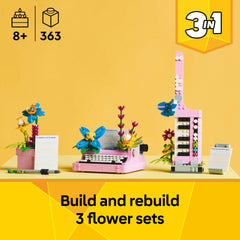 LEGO detalle del teclado móvil mostrando movimiento y realismo