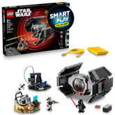 LEGO Darth Vader TIE Fighter front view showing cockpit and wings, great for display