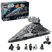 LEGO Destructor Imperial vista frontal mostrando diseño detallado y realismo