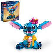 LEGO Stitch vista frontal del empaque mostrando el set y piezas principales