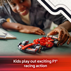 LEGO Ferrari SF-24 alerón trasero muestra diseño auténtico y realismo