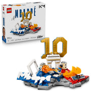 LEGO Kylian Mbappé front packaging showing set artwork and pieces, ideal for collectors