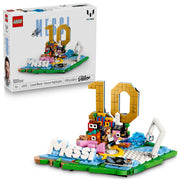 LEGO Lionel Messi front view showing full display and collectible appeal