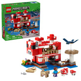 LEGO caja frontal de La Casa Mooshroom con imagen del set y contenido claro