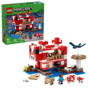 LEGO caja frontal de La Casa Mooshroom con imagen del set y contenido claro