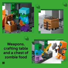 LEGO mecanismo giratorio en acción para generar zombis rápidamente