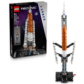 LEGO showing box art of LEGO Technic NASA Artemis rocket and age guidance for gift buying