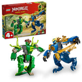 LEGO NINJAGO Dragon Mech frontal mostrando diseño y colores vibrantes