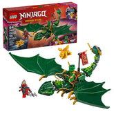 LEGO NINJAGO dragón frontal mostrando diseño y capacidad de juego