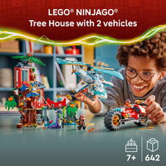 LEGO NINJAGO interior detail highlighting workshop and tearoom benefits