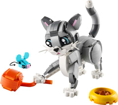 LEGO perro posable con hueso, estimula el juego simbólico
