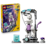 LEGO Mewtwo front packaging showing set artwork and 605 pieces, great for gifting
