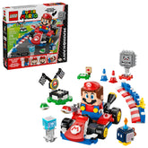 LEGO Mario en caja del set 72043 mostrando contenido y atractivo de regalo