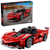 LEGO Ferrari FXX K front view showing red livery and realistic styling benefit display appeal