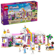 LEGO Unicorn Dream Café front view showing colorful façade and inviting display by LEGO