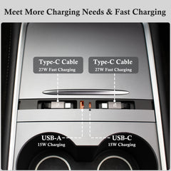 Leikaendi retractable USB‑C cable detail with magnetic return for neat storage