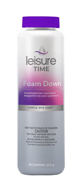 Leisure Time envase frontal Foam Down 32 fl oz solución concentrada antiespuma