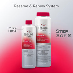 LEISURE TIME RENU2 powder texture close-up demonstrating quick-dissolving action