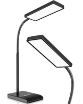 LEPOWER front view of desk lamp showing wide coverage and even light