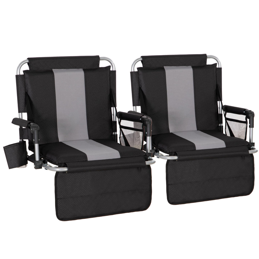 LET'S CAMP folded two-pack showing compact portability and easy storage
